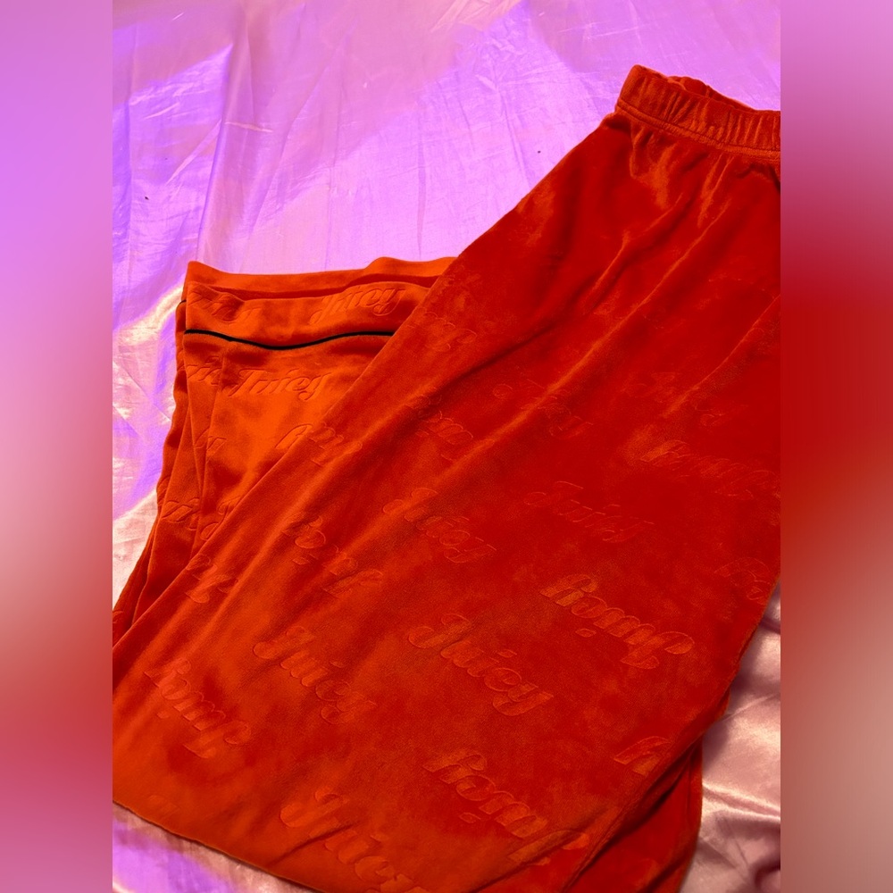 Juicy Couture red flared pajama pants